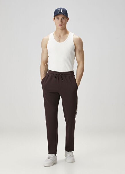 Sterling Mor Beli Kordonlu Eşofman Altı