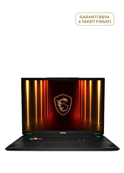 STEALTH 18 İntel Ultra 9 275HX 32GB Ram 2TB SSD 12GB GeForce RTX5070TI 18" QHD+ 240Hz Windows 11 Pro Gaming Laptop HX AI A2XWHG-024TR