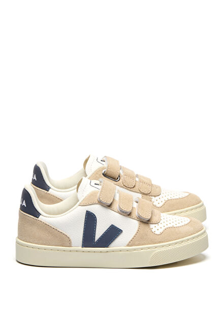 Small V-10 Chromefree Kids Leather Sneaker