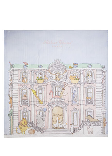 Grand Carre Hot Air Baloons Bebek Battaniye