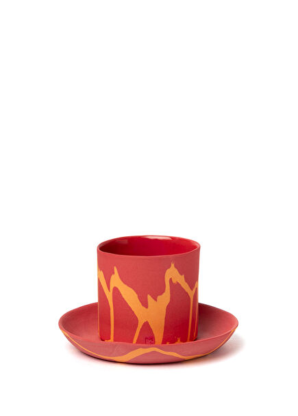 Gypsy Porcelain Espresso Cup and Saucer