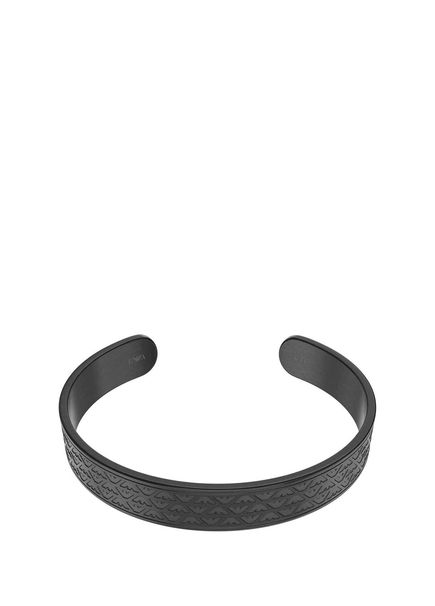 AJEGS3383-001 Black Steel Men's Bracelet