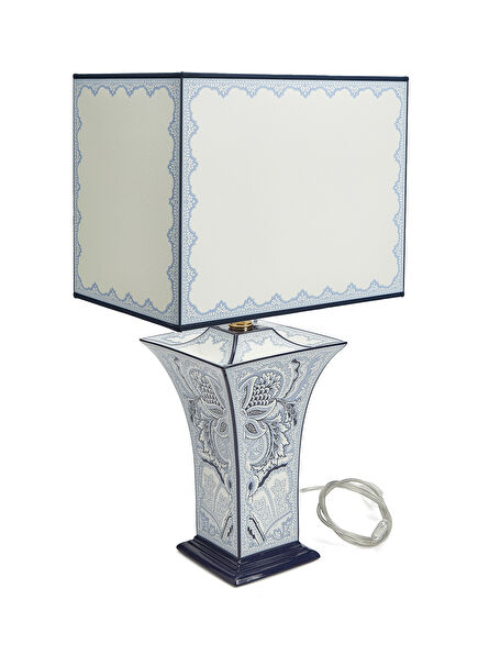Light Blue Porcelain Lamp