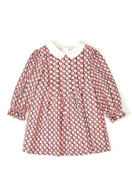 Çok Renkli Kız Bebek Elbise