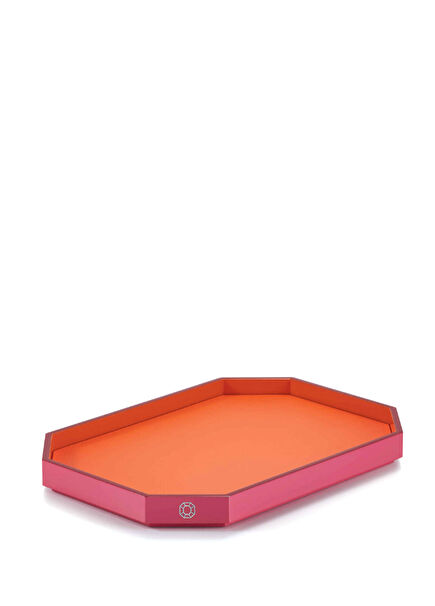 Octogone Turuncu Lake Servis Tepsisi