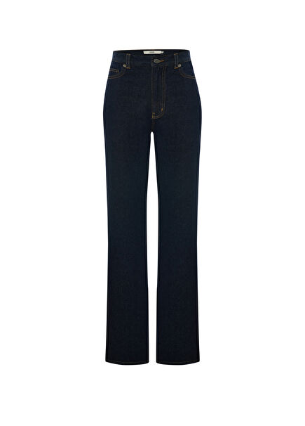 R-2006 Dark Blue Straight Leg Women's Jeans