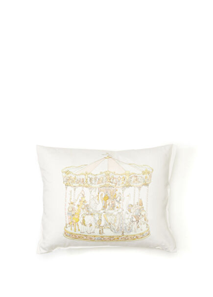 Çok Renkli Baskılı Saten Dekoratif Yastık