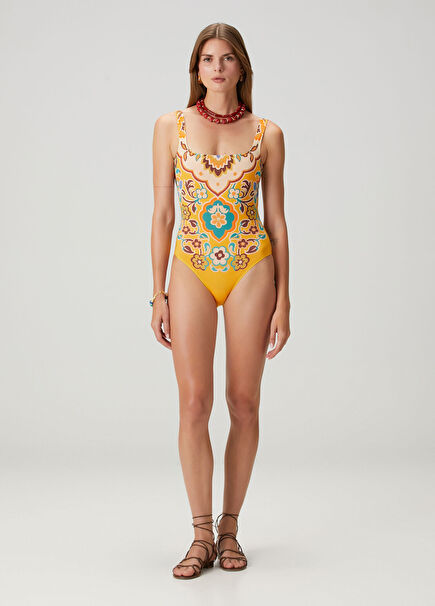 Sarı Çiçekli Mayo