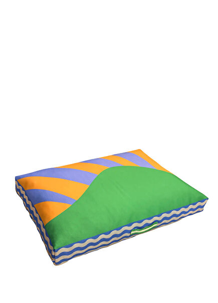 Meadly Renkli Çift Taraflı Kedi ve Orta Irk Köpek Yatağı 