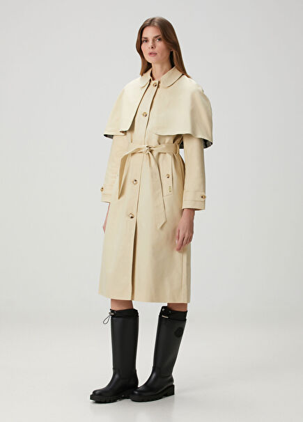 Originals Keltie Taş Organik Pamuk Pardösü