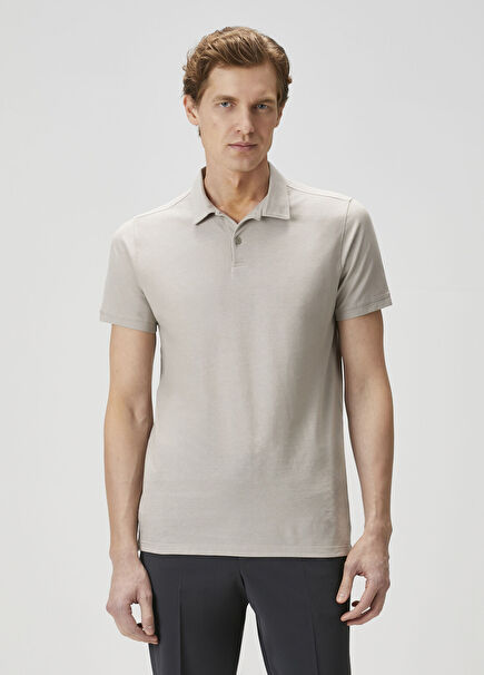 Kahverengi Polo Yaka T-shirt