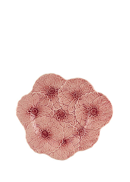 Maria Flor Pink Ceramic Dinner Plate