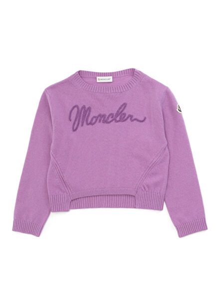 Pink Girls Wool Sweater