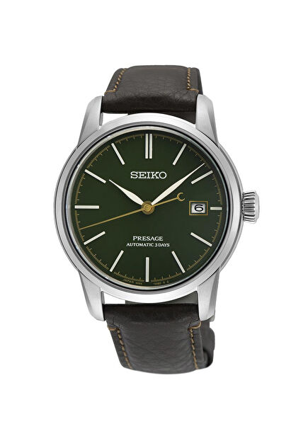 Presage Craftsmanship Series SPB407J1 Kahverengi Deri Erkek Kol Saati
