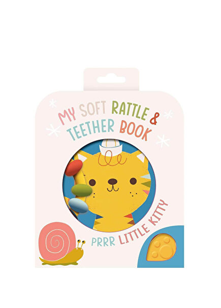 My Soft Rattle and Teether: Purr! Cat Çocuk Yabancı Dil Kitabı