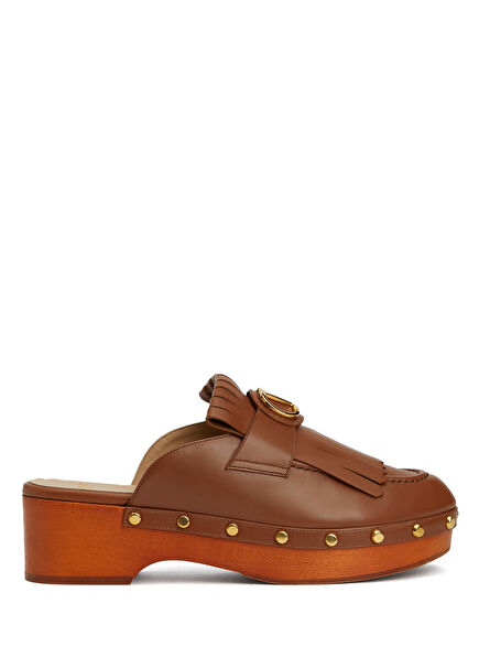 Taba Kadın Deri Terlik