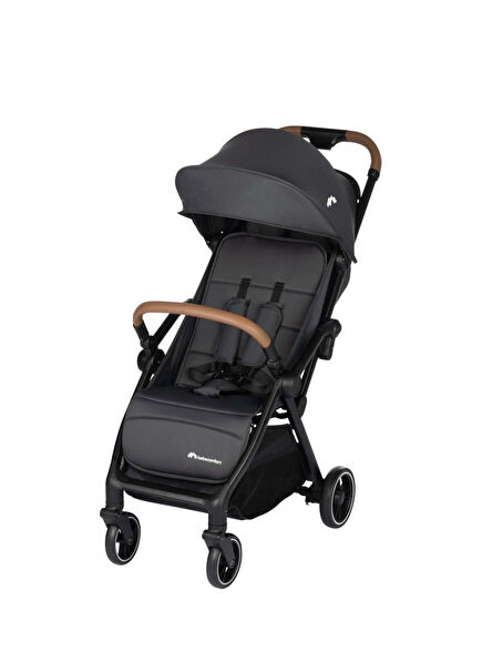 Sunlite Duo Auto-Folding Compact Mineral Graphite Travel System Stroller