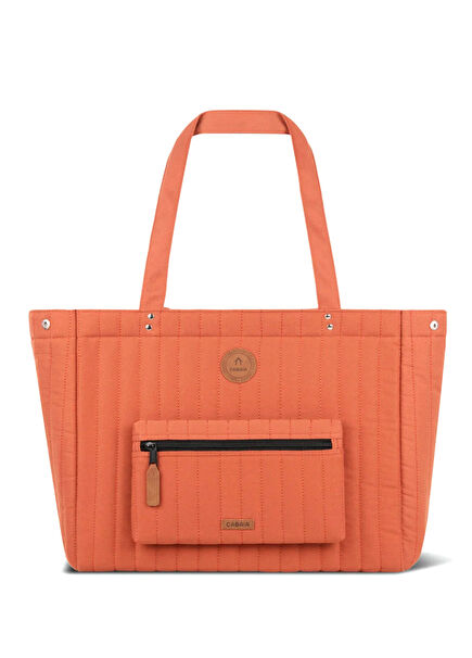 Shopper Bag Tatouine Large Size Orange Unisex Shoulder Bag
