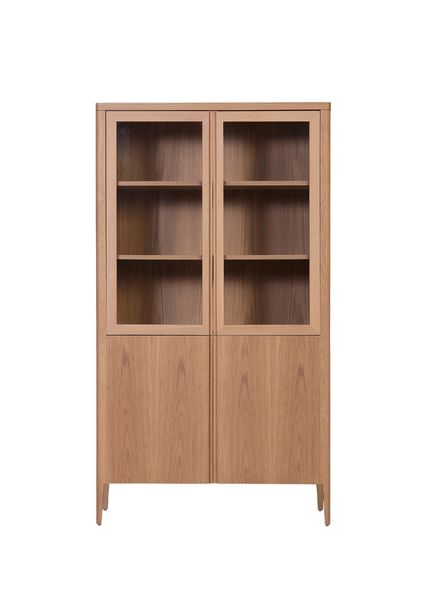 Nesta Wooden 4 Door Glass Showcase