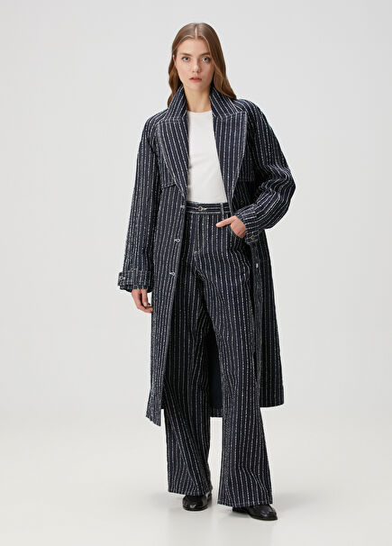 Blue Striped Jeans