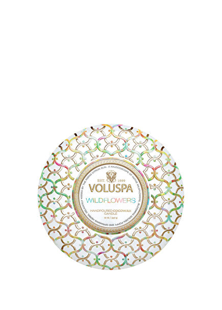 Wildflowers Tin Candle