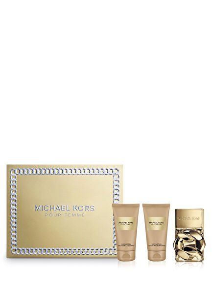 Pour Femme EDP 50 ml + Duş Jeli 50 ml + Vücut Losyonu 50 ml Kadın Parfüm Seti 