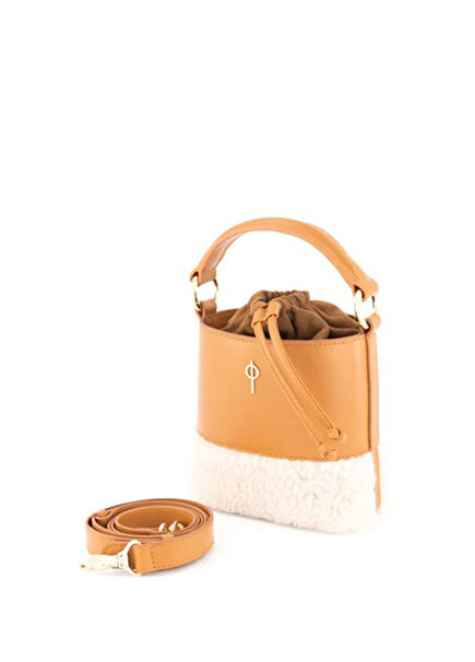 Noa Fluffy Taba Women's Leather Bag
