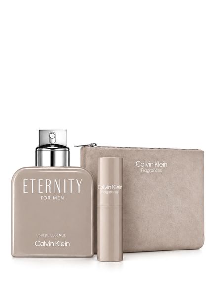 Eternity Men Suede Essence 200 ml + Bag + Bottle Men's Perfume Set