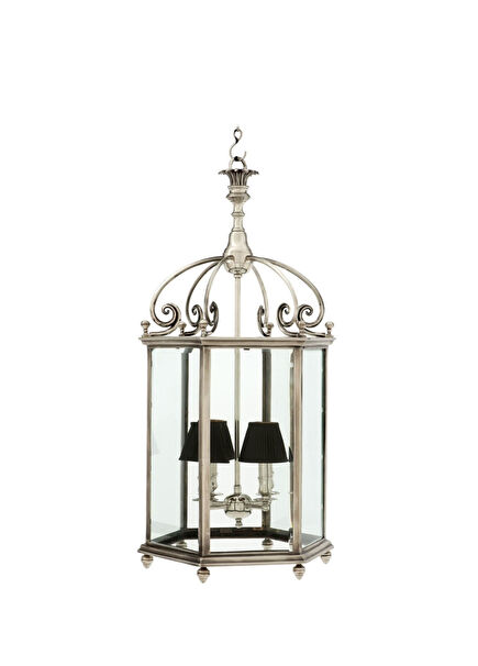 Quartier Silver Glass Chandelier
