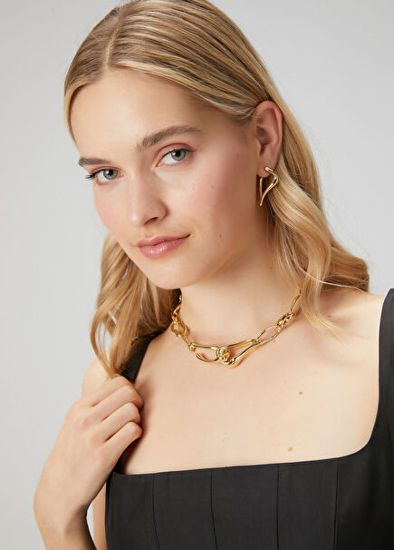 Fold Detail Women's Necklace