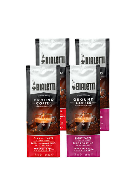 Delicato And Classico Ground Coffee 4 x 250 g