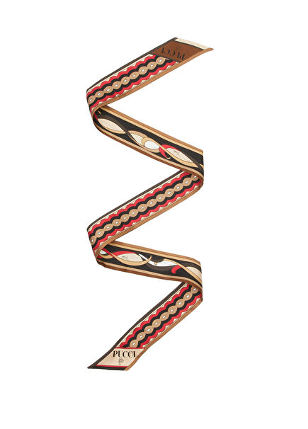 Siyah Gold Kadın İpek Bandana