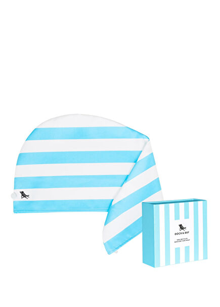 Cabana Jumpsuit Blue Women's Hair Towel