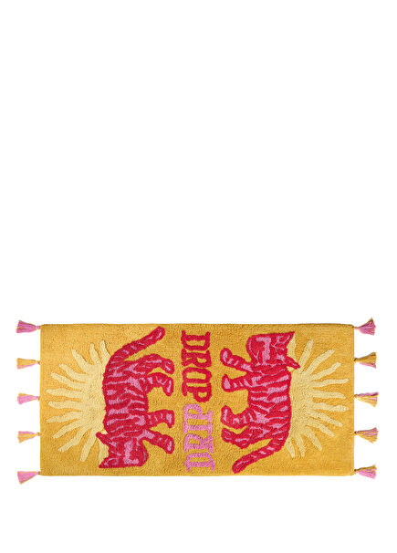 Punjab Yellow Cotton Bath Mat 60 x 120 cm