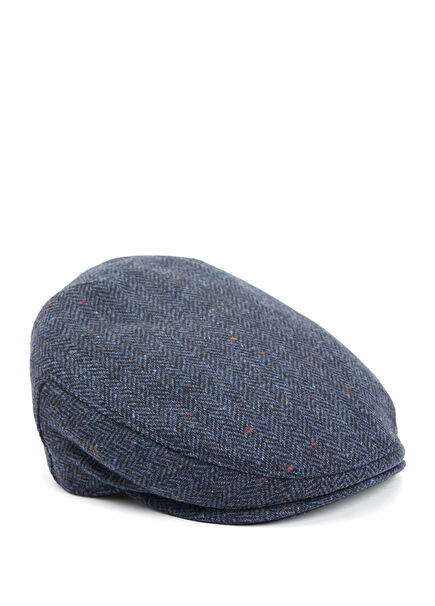 Black Navy Blue Men's Wool Hat
