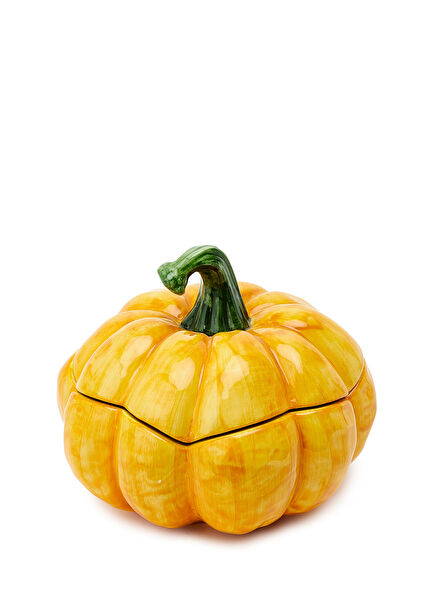 Turuncu Bal Kabağı Formlu Tencere