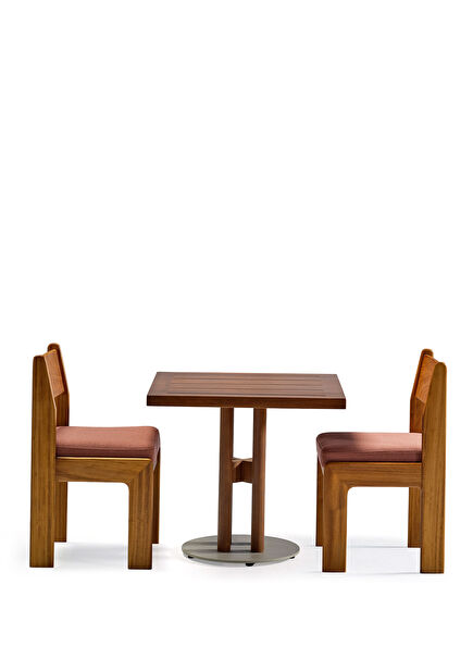 Lumo Natural Iroko Tree Garden Table