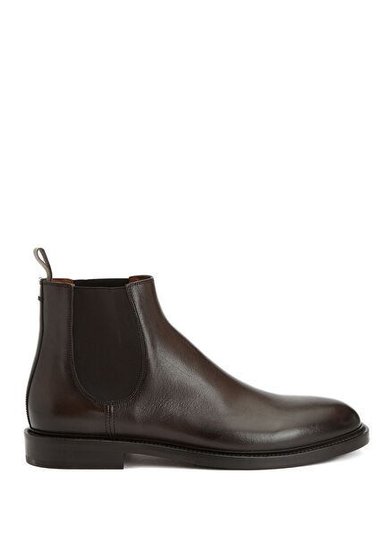Black Men's Leather Boots