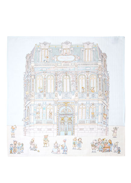 Chateau Choux Çok Renkli Battaniye