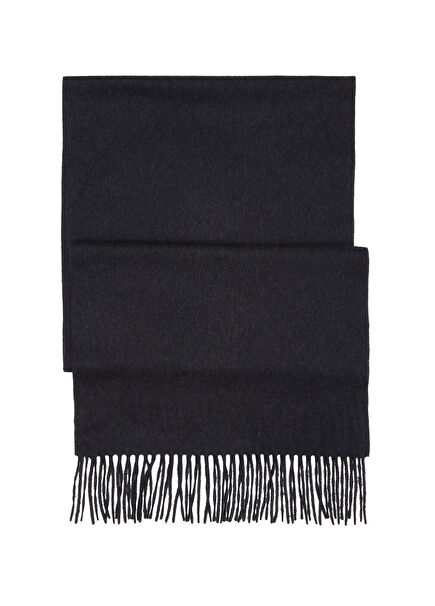 Navy Blue Men's Cashmere Scarf