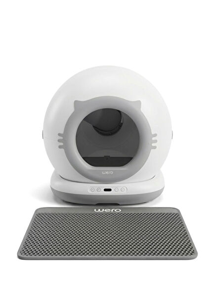 Gri Max Kameralı Akıllı Kedi Tuvaleti 