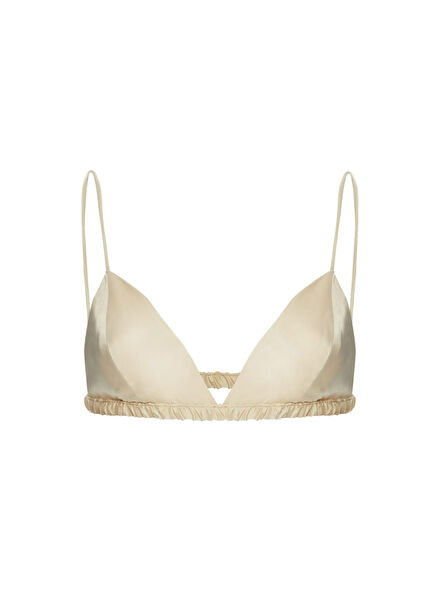 Jana Ekru Kadın Askılı Büstiyer