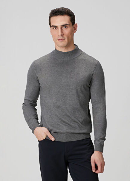 Grey Basic Sweater
