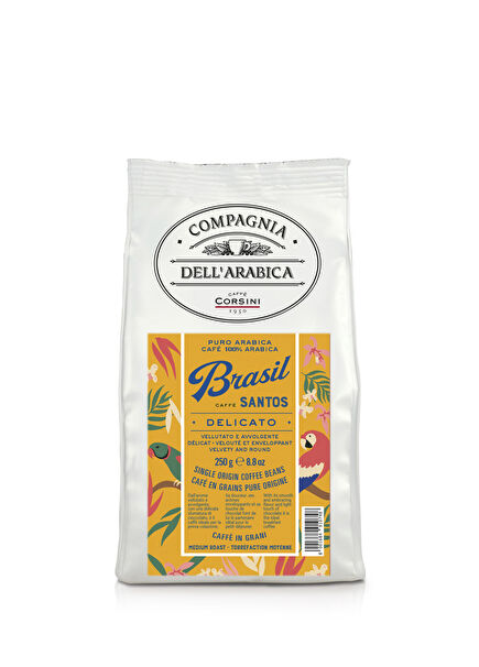 Brazil Santos Arabica Bean Coffee 250 gr