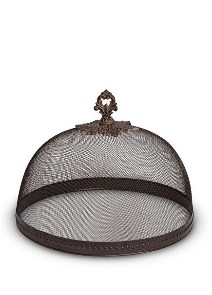 Meta Mesh Bronz Servis Kubbesi 35 x 35 cm