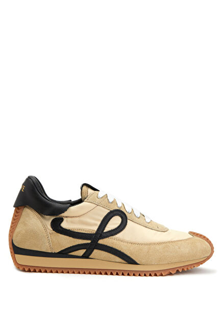 Flow Runner Gold Kadın Deri Sneaker