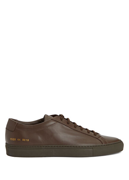 Light Brown Men's Leather Sneakers