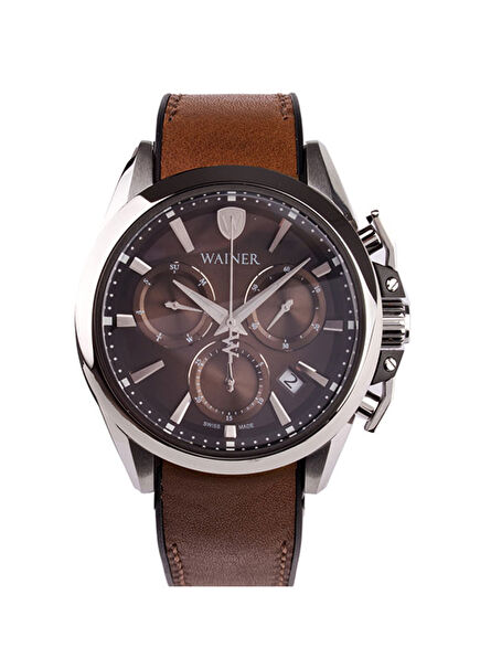 WA.16101-C Brown Steel Men's Wristwatch