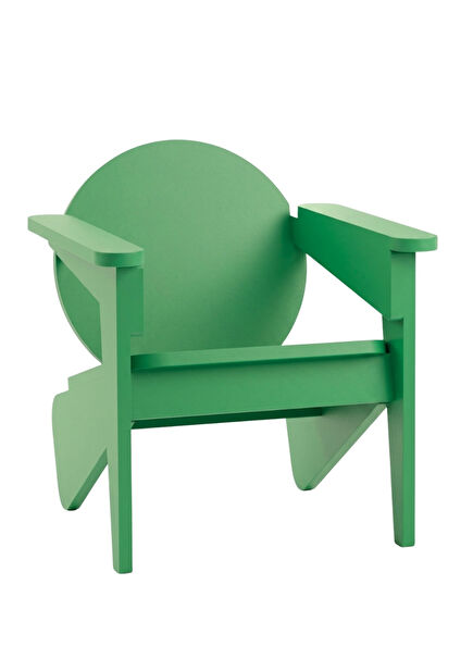 NOVA Jr. Green Wooden Children's Room Leisure Chair
