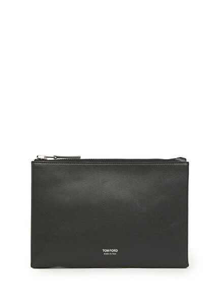 Black Men's Leather Hand Portfolio